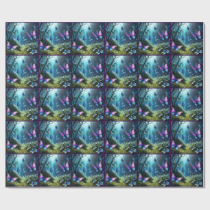 "Ethereal-Symphonie der flatternden Flügel" Geschenkpapier