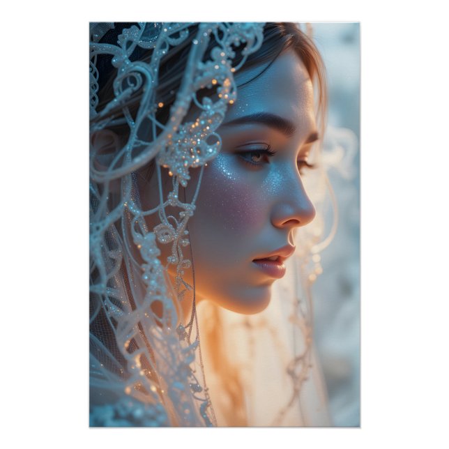 Ethereal-Veilenprofil Poster (Vorderseite)