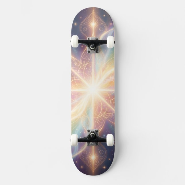 Ethereal Vision – Beyond Reality.96 Skateboard (Vorderseite)