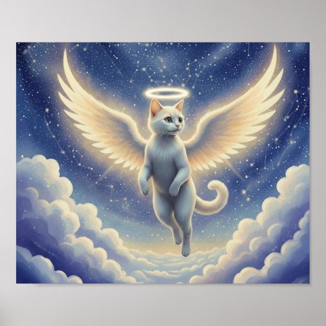 EtherealWhiteCat2 Poster (Vorne)