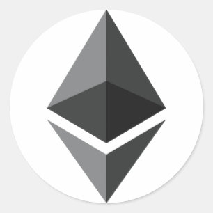 Ethereum - Cryptocurrency Super-PAC Runder Aufkleber