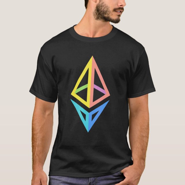 Ethereum Eth 2 0 Krypto T-Shirt (Vorderseite)