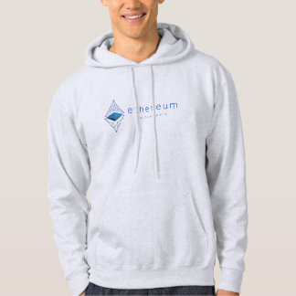 Ethereum (ETH) Blockchain blauer grafischer Hoodie