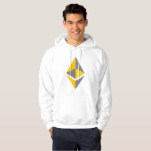 Ethereum ETH Grau u. Goldlogo| Hoodie