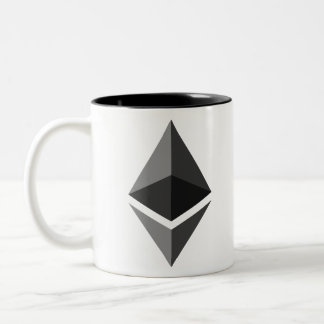 Ethereum ETH Logo Crypto Blockchain Zweifarbige Tasse