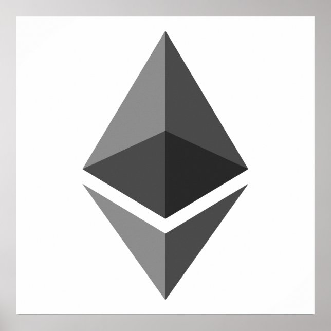 Ethereum ETH Logo | Poster (Vorne)
