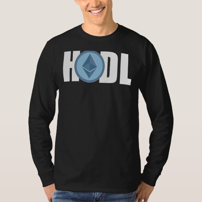 Ethereum Hodl Hodler Crypto Bitcoin Ethereum Miner T-Shirt (Vorderseite)