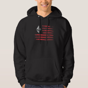 Ethereum Krypto Eth Kryptowährung Flagge Männer Un Hoodie