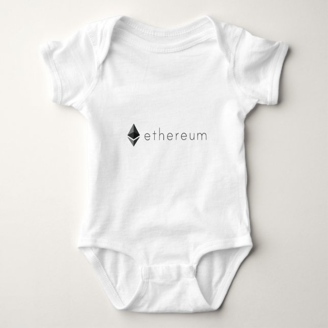 Ethereum Landschaft Baby Strampler (Vorderseite)