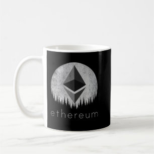 Ethereum Münze Mond Logo Krypto Token Hodl ETH Kry Kaffeetasse