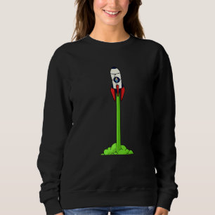 Ethereum Raketenpumpe Grüne Kerze Eth Cryptocurren Sweatshirt
