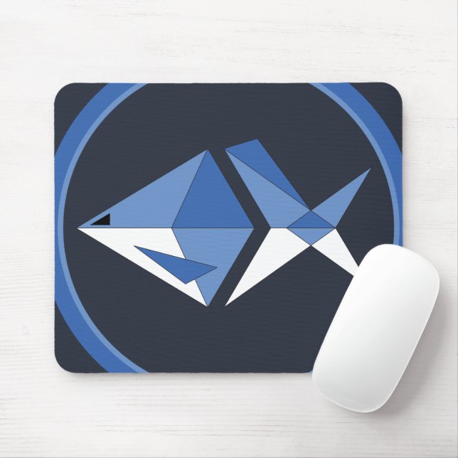 Etherfish Simple Mouse Pad Mousepad (Mit Mouse)
