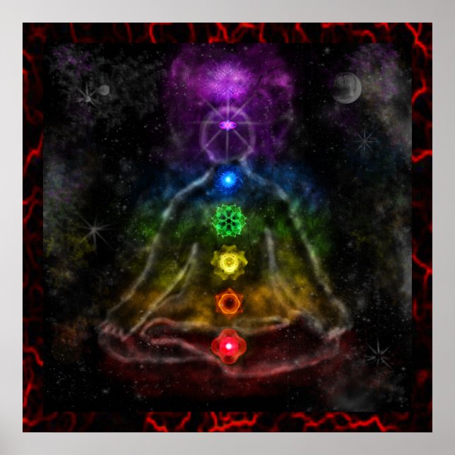 ETHERIC AURA CHAKRA POSTER (Vorne)