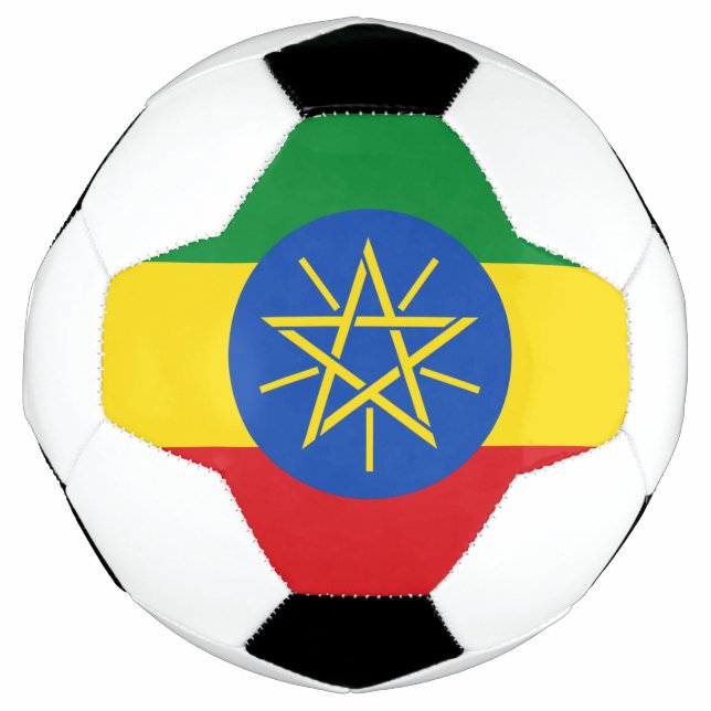 Ethiopia flag Soccer Ball (Vorderseite)