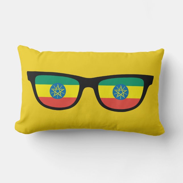 Ethiopian Shades oreillers jetables personnalisés (Recto)