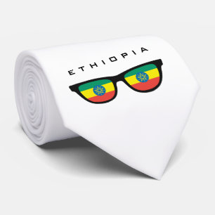 Ethiopie Shades texte personnalisé & cravate coule