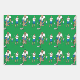 Ethiopisches Weihnachten|Yegena chewata Wrapping P Geschenkpapier Set