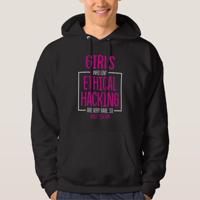 Ethischer Hacker Cybersecurity It Pen Tester 4 Hoodie (Vorderseite)