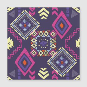 Ethischer, primitiver geometrischer Hintergrund de Magnetkarte