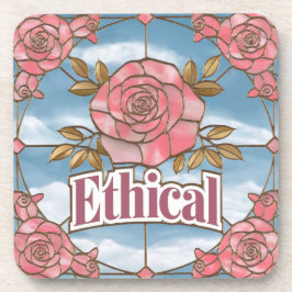 Ethisches Untersetzer aus festem Glas