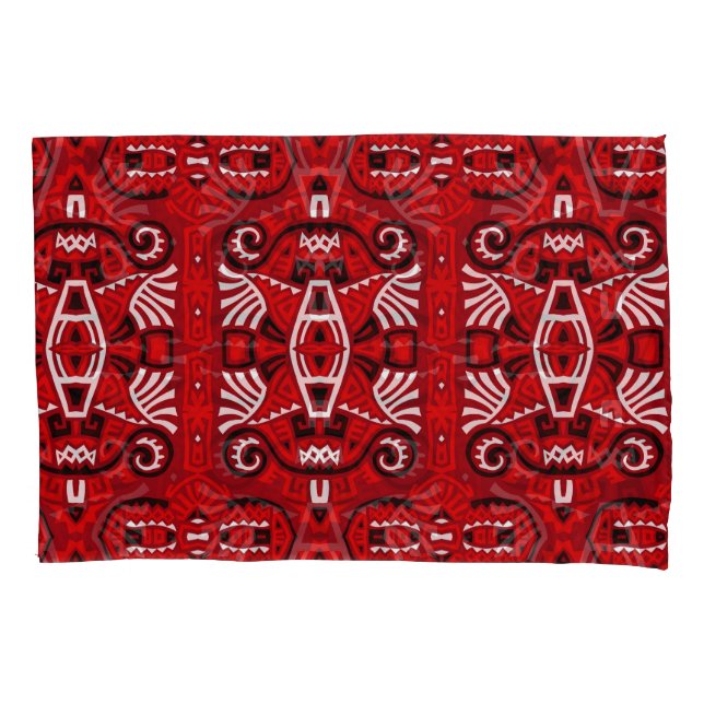 Ethnic Abstrakt Vintag Boho Tile Kissenbezug (Vorderseite)