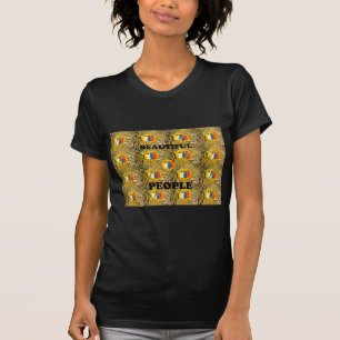 Ethnic African Art Design Print: Schöne Menschen T-Shirt