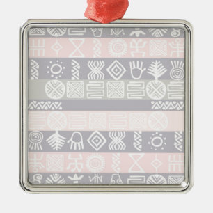 Ethnic African Boho Design Ornament Aus Metall
