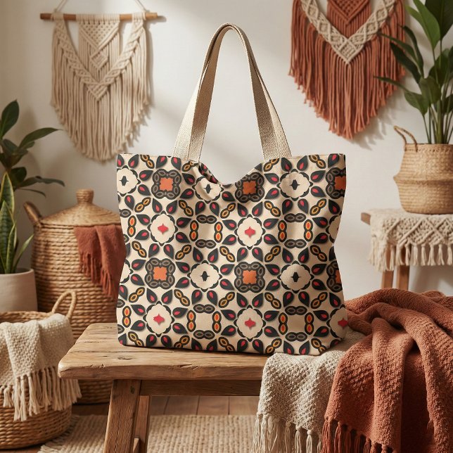 Ethnic Arabesque Geometric Boho Chic Muster Stoff (Von Creator hochgeladen)