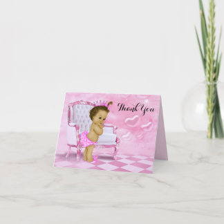 Ethnic Baby Girl Dusche Vielen Dank Dankeskarte
