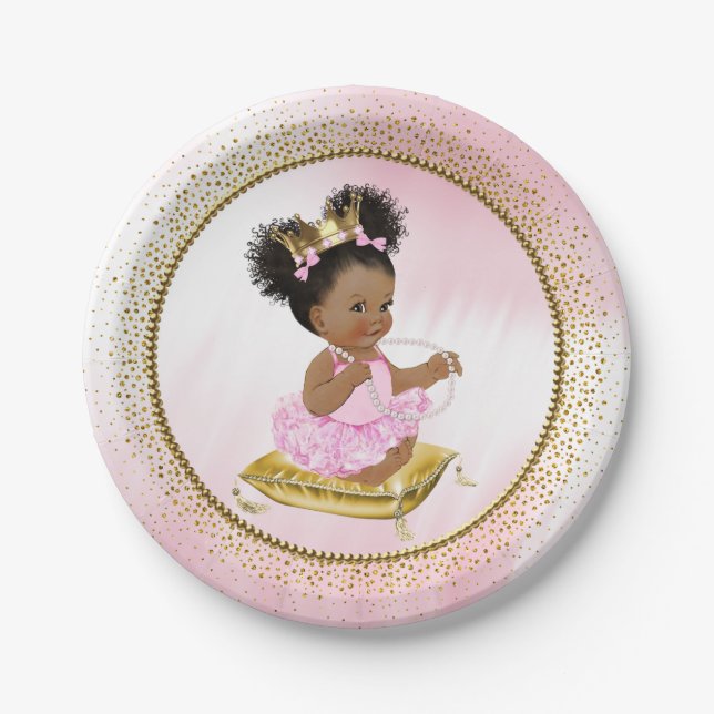 Ethnic Baby Princess Baby Shooting Paper Teller (Vorderseite)