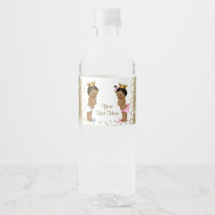 Ethnic Baby Showwater Bottle Labels