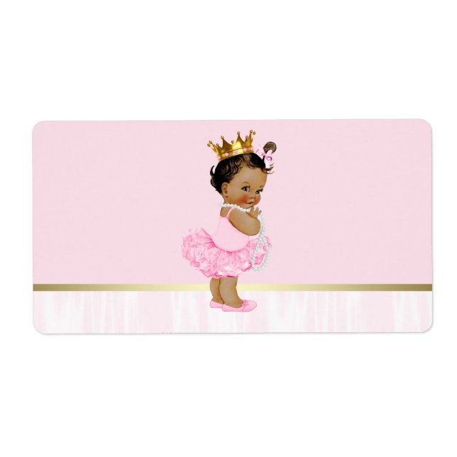 Ethnic Ballerina Tutu Babydusche Wasserflasche (Vorne)