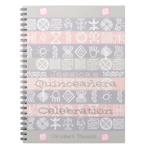 Ethnic Boho-chic Quinceañera Livre d'or