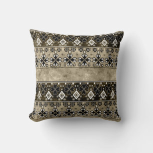 Ethnic Boho Grunge: farbenfrohe Muster Kissen