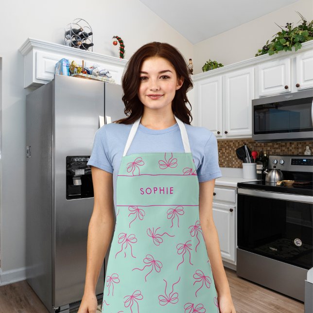 Ethnic Bows and Coquette Christmas Inspired Trendy Schürze (Von Creator hochgeladen)