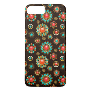Ethnic Brooches Nahtloses Muster Case-Mate iPhone Hülle