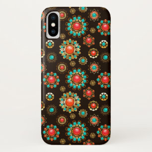 Ethnic Brooches Nahtloses Muster Case-Mate iPhone Hülle