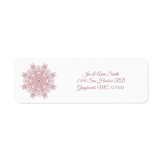 Ethnic Coral floral Mandala (Vorne)