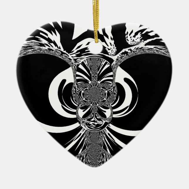 Ethnic Design Keramik Ornament (Vorne)