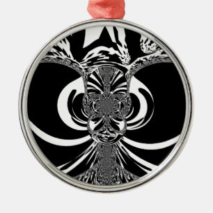 Ethnic Design Ornament Aus Metall