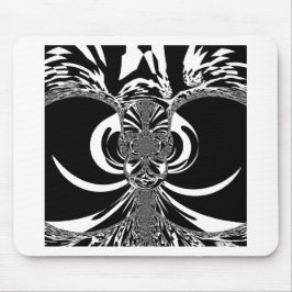 Ethnic Design Urban einzigartig klassisch Schwarz- Mousepad