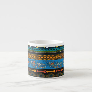 Ethnic Feathers: Stickerei Boho Chic Espressotasse