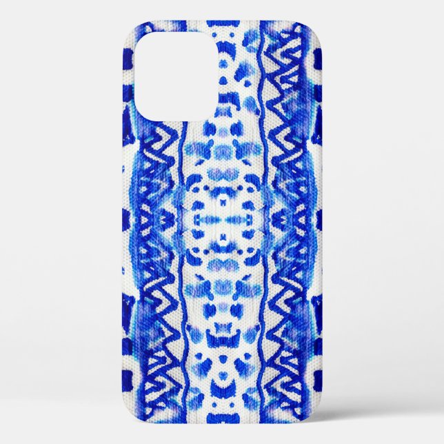 Ethnic Indigo Arrow Indianermuster Case-Mate iPhone Hülle (Rückseite)