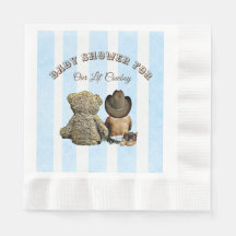 Ethnic Lil Cowboy and Teddy Bear Baby Shower