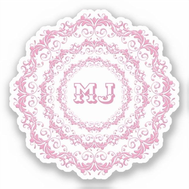 Ethnic Mandala Design Sticker (Vorderseite)