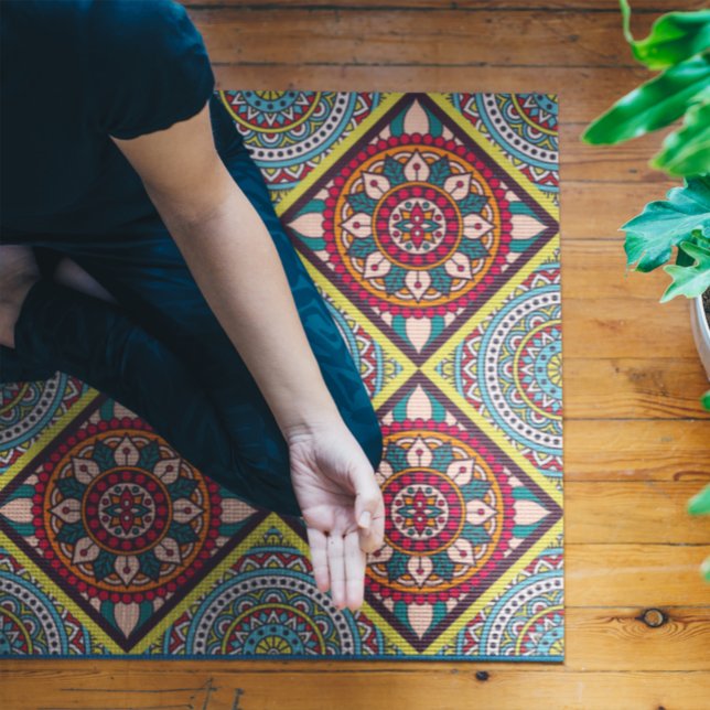 Ethnic Mandala Pattern Yogamatte (Von Creator hochgeladen)