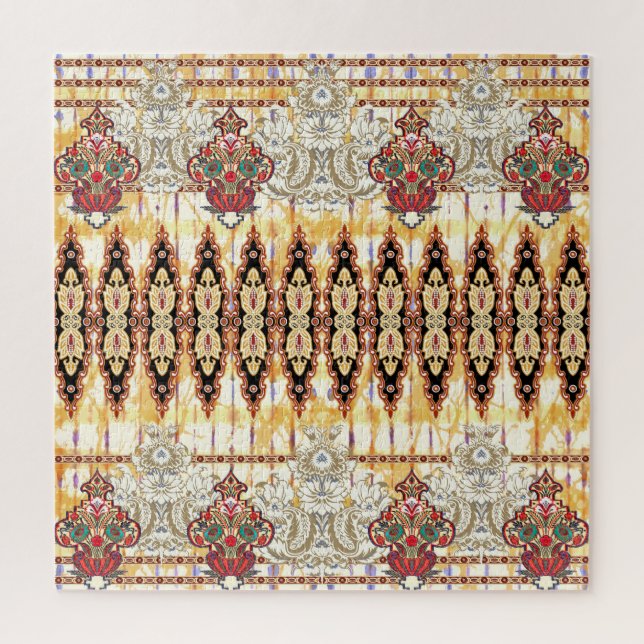 Ethnic Mughal: Blumenmuster (Vertikal)