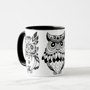 Ethnic Owl Tasse