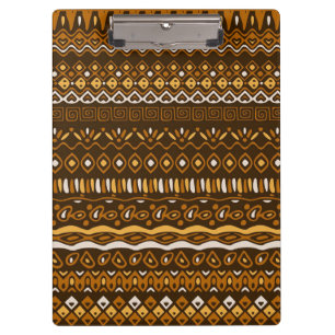 Ethnic Pattern Clipboard Klemmbrett