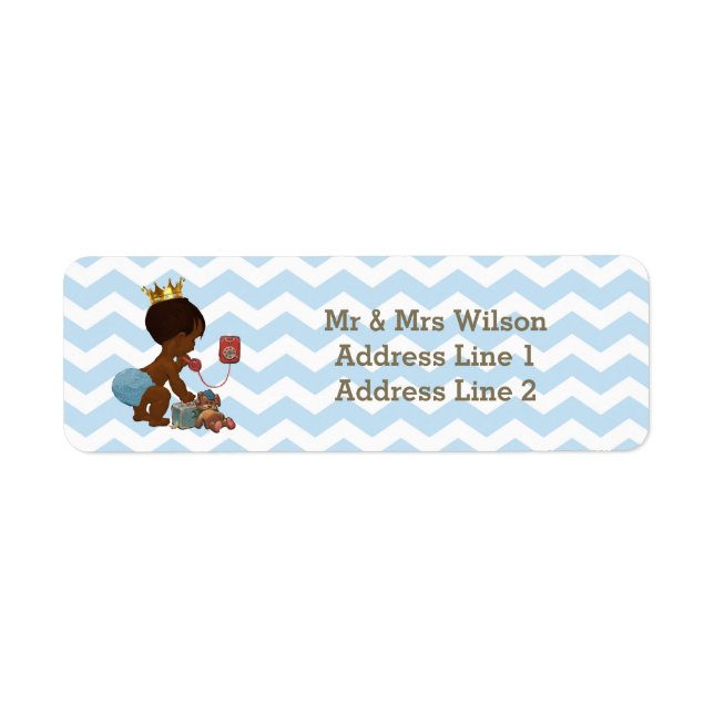 Ethnic Prince Phone Suitcase Kinderdusche Chevrons (Vorne)